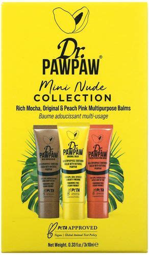 Dr Pawpaw‏ Mini Nude Collection Multipurpose Balms Riche Mocha