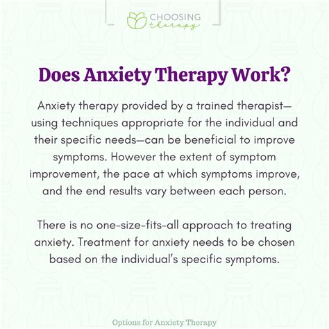 8 Options For Anxiety Therapy