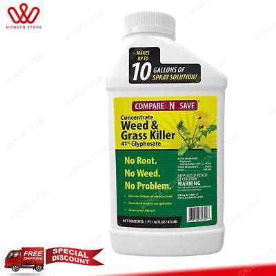 Compare N Save Concentrate Grass And Weed Killer Percent Glyphosate Ounce Ebay