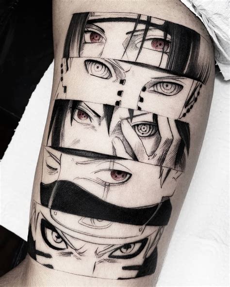Anime Forearm Tattoo Sharingan Tattoo Black Sharingan Tattoo 63