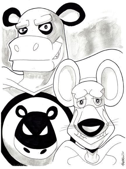 Cowman And Ratboy By Misfitcorner On Deviantart