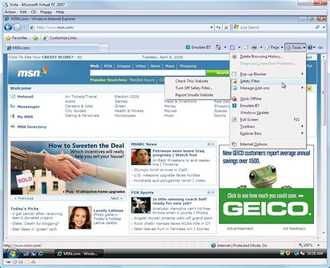 Internet explorer is a discontinued series of graphical web browsers developed by microsoft and included as part of the microsoft windows line of operating systems, starting in 1995. Web security features of Internet Explorer 8