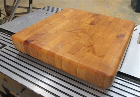 Refurbishing A Butcher Block Cutting Board Woodworking Talk