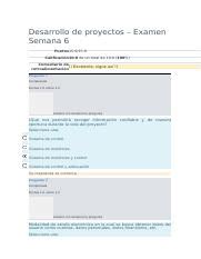 Desarrollo De Proyectos Examen Semana Docx Desarrollo De Proyectos Examen Semana