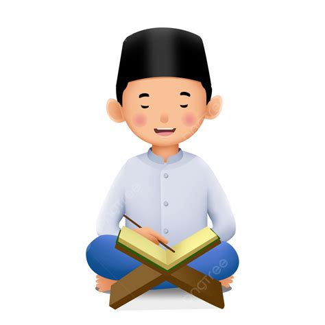 Anak Perempuan Mengaji Membaca Al Quran Bersama Ibu Png Al Qur An