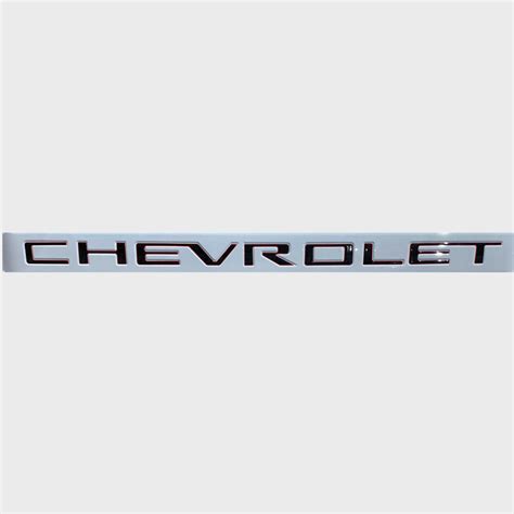 Black Red 3d Rear Tailgate Chevrolet Letters Decal For 2019 2020