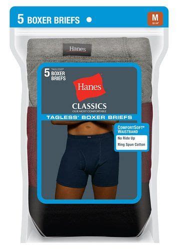 Hanes Men S 5 Pack Ultimate Comfort Soft Waistband Boxer With Comfortflex Waistband Briefs