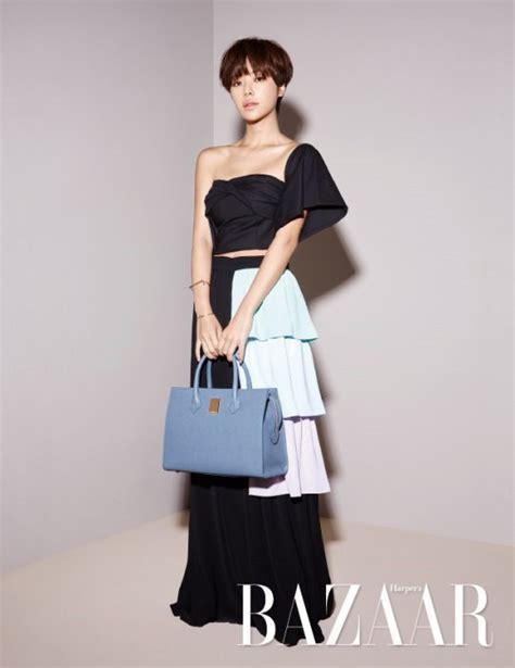 Hwang Jung Eum Se Transforma En Una Elegante Modelo Para La Revista “bazaar” Soompi