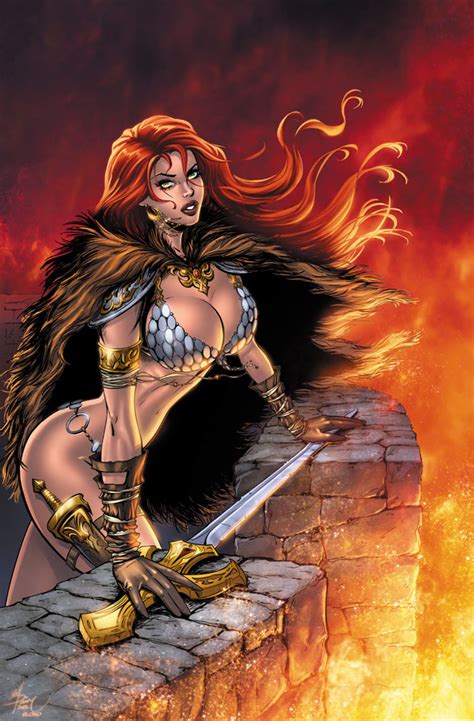 Red Sonja Commission Colored By Dawn McTeigue On DeviantArt