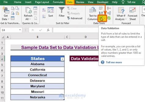 How To Make A Data Validation List From Table In Excel 3 Methods