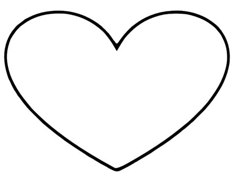 Heart Outline Stencil Clip Art At Vector Clip Art Online