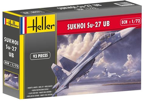 Heller 172 Sukhoi Su 27 Ub Kit Hobbies N Games