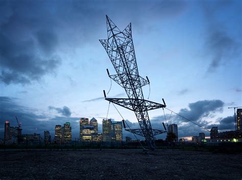 Giant Inverted Pylon Appears In Greenwich Londonist