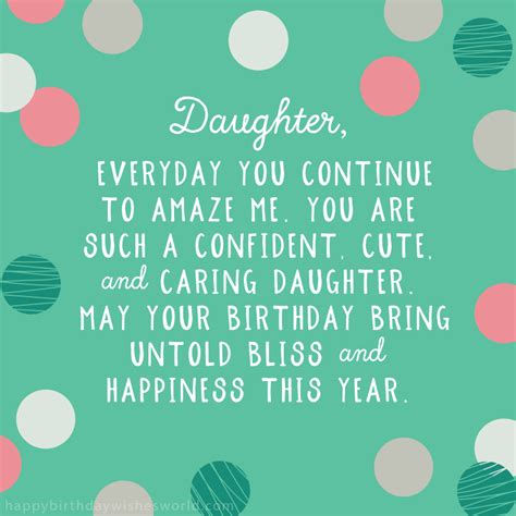 A Birthday Wish For Your Amazing Daughters Birthday Birthday Wishes