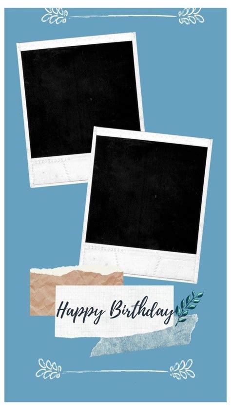 Birthday Template Layout For Instagram Story Idea For Birthday
