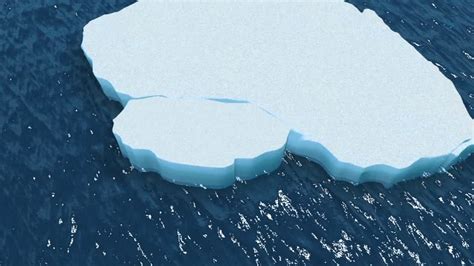 Massive Iceberg Breaks Off Glacier In Antarctica Video