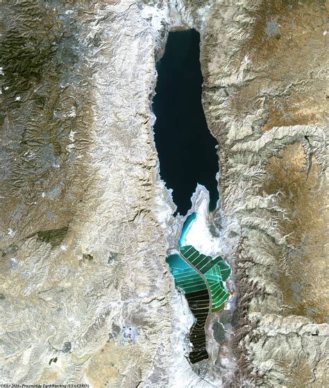 The Dead Sea Image Of The Week Earth Watching