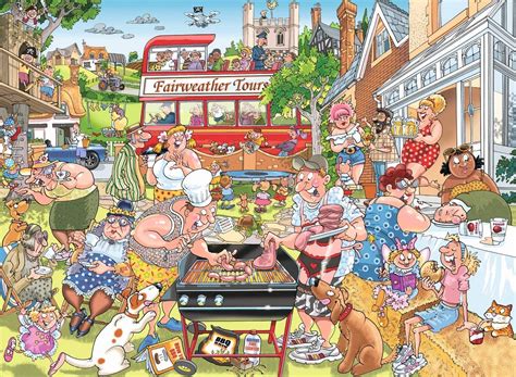 Wasgij Mystery 15 A Typical British Barbecue 1000 Pieces