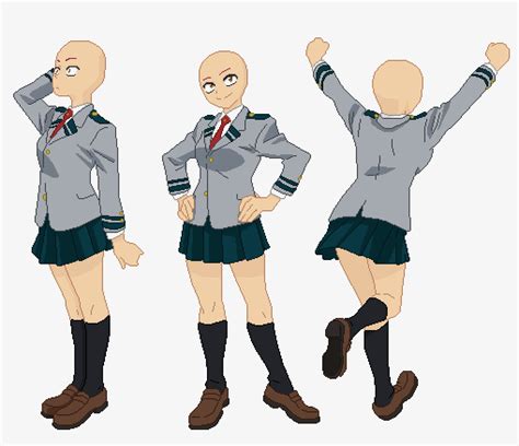 My Hero Academia Female Base Simple Oc Reference Sheet Female Bnha Oc Template Kelarislar