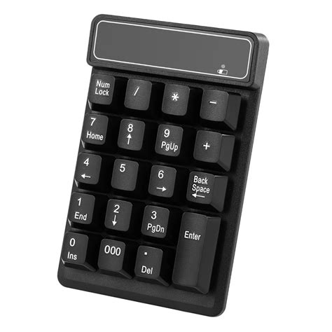 Carevas 24ghz Wireless Numeric Keypad Mechanical Feel Number Pad