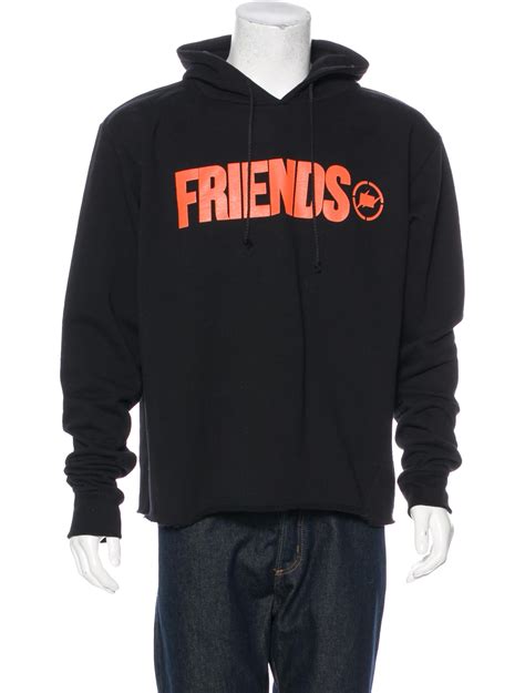 Vlone 2016 Friends Graphic Hoodie Black Sweatshirts And Hoodies