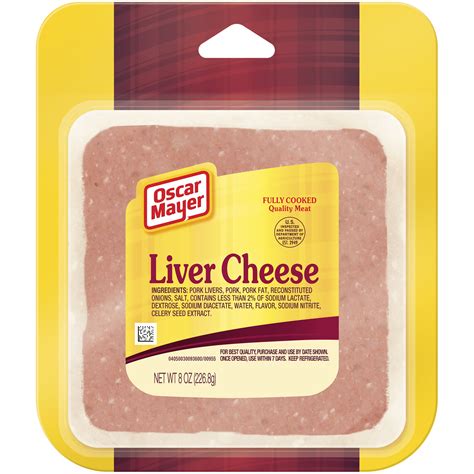 Oscar Mayer Liver Cheese Cold Cuts 8 Oz