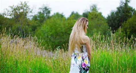 Beauty Women Outdoors Enjoying Nature Girl In A Stock Image Image Of Casual Cheerful 57129121