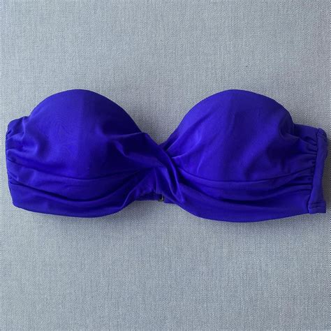 Victoria Secret Bikini Purple Size Top Depop