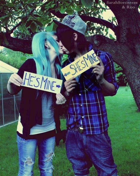 I Wanna Do Pictures Like This With Unknown Him ♥ Cute Emo Couples Scene Couples Tumblr