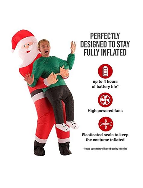 Buy Morphsuits Morph Costumes Inflatable Santa Claus Costume Blow Up Santa Christmas Costumes