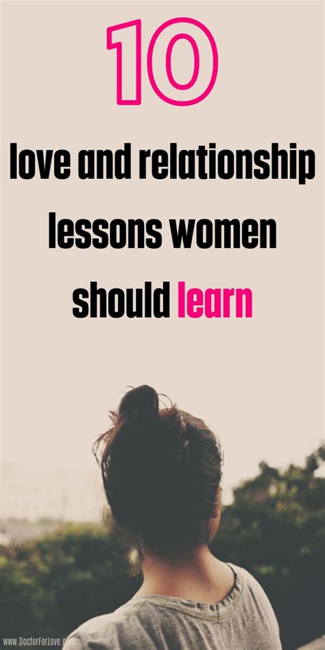 10 love lessons every woman should learn relationship lessons real relationship advice