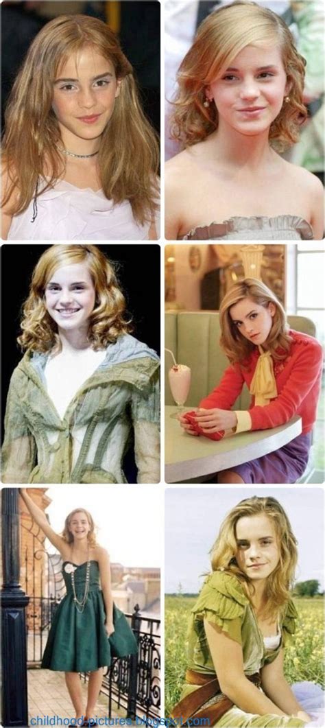 Childhood Pictures Of Celebrities Actors Actress Emma Watson Childhood