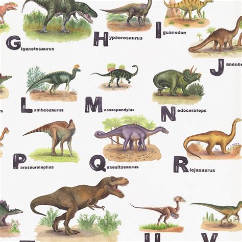 Alphabet Print Alphabet Dinosaur Abc Poster Nursery Etsy Australia