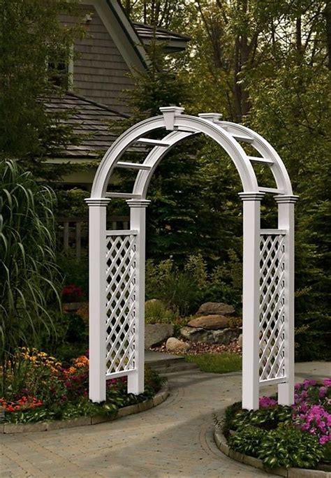 Our garden in early summer 2016. Beautify Your Backyard with a Garden Arch Trellis | My ...