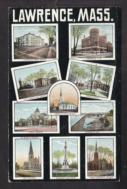 Ten Views Lawrence Mass 1908 699 Picclick