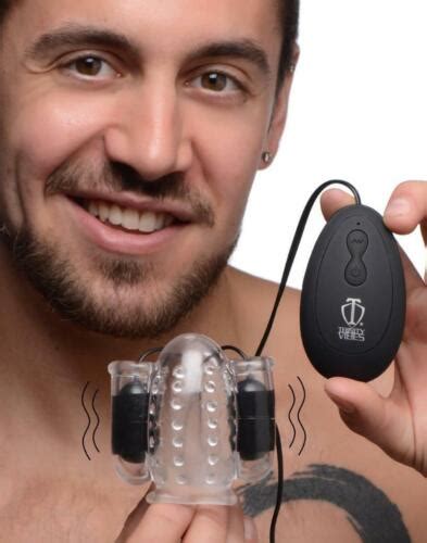 Deluxe Dual Vibrating Intense Penis Cock Head Teaser Enhance Erection Sex Toy EBay
