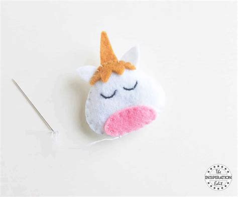 Cute Easy Sew Unicorn Felt Craft · The Inspiration Edit