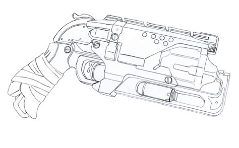 Free Printable Nerf Gun Coloring Pages