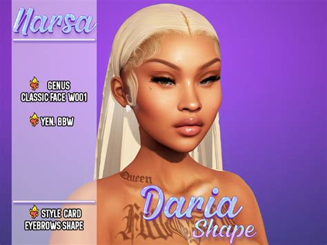 Second Life Marketplace Daria Shape │ Genus Classic Face W001