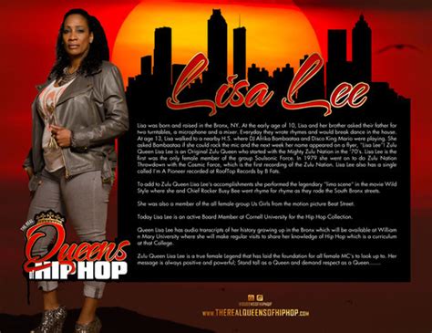 The Real Queens Of Hip Hop Lisa Lee