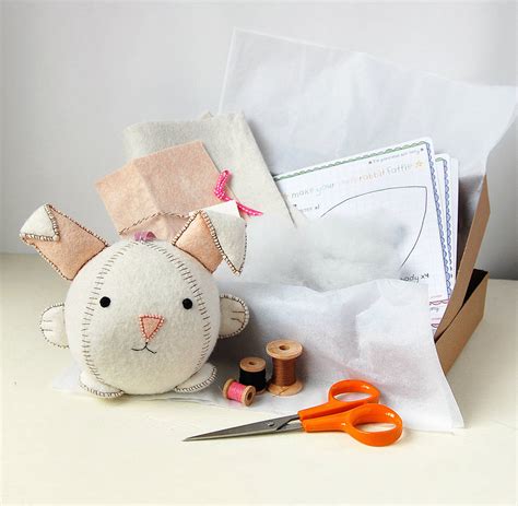 Make Your Own Rabbit Craft Kit By Clara And Macy