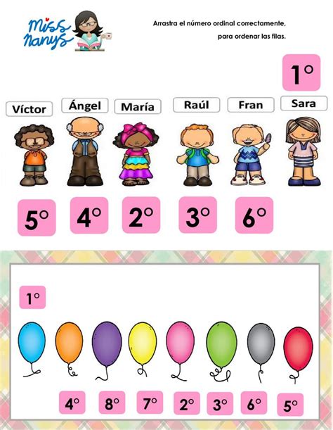 Ordinal Numbers Montessori Activities Romans Interactive Activities