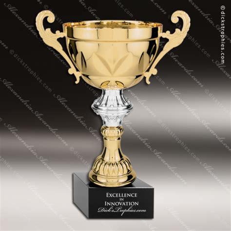 Cup Trophy Economy Gold Series Silver Accented Loving Cup Award All Cup