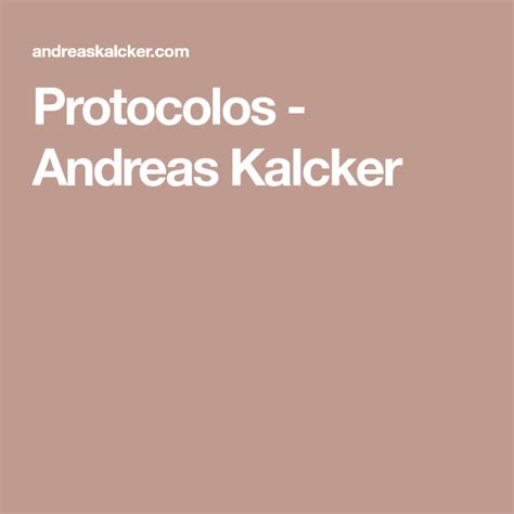 Si no se conoce más, es porque el interés de la industria. Protocolos - Andreas Kalcker en 2020 | Tratamiento casero, Salud, Letras en hebreo