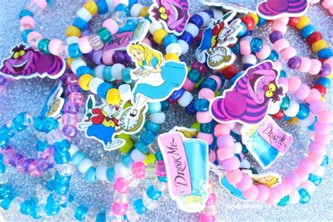 Alice In Wonderland Kandi Bracelets Singles Etsy