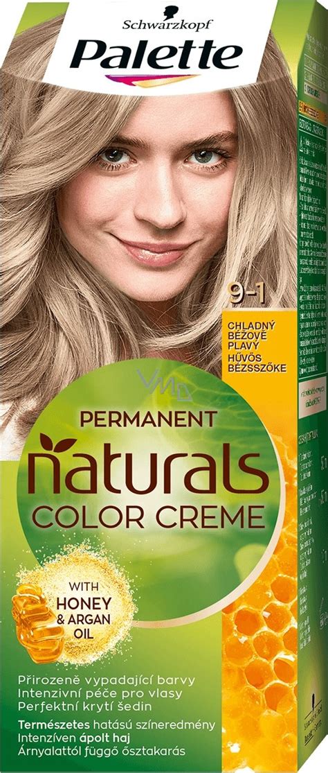 Schwarzkopf Palette Permanent Natural Colors Creme Hair