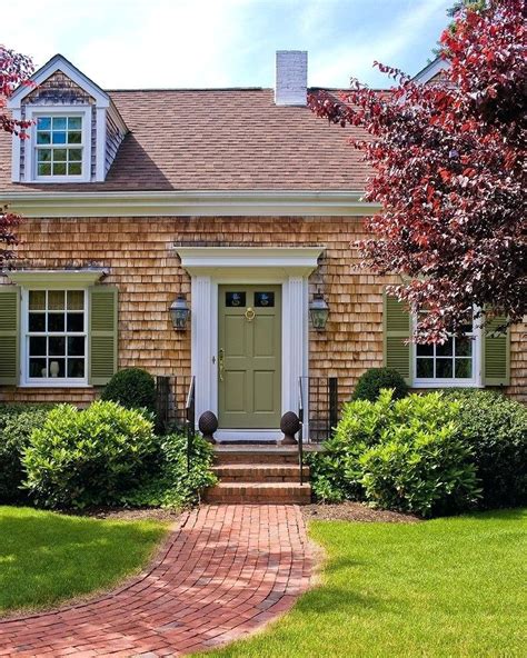 He retained the same basic exterior elements but adapted. Amazing Cape Cod Front Door Entry Craftsman Exterior ...