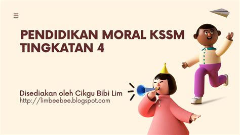 Laman Blog Pendidikan Moral 18 Nilai Universal Pendidikan Moral Kssm