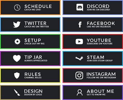 In purchasing custom twitch panels, customers are ensuring that their channel will look the best that it can with little effort in order for them to be able to focus on what is most important to them: Twitch Description Panels