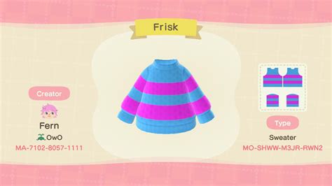 Frisks Sweater Undertale